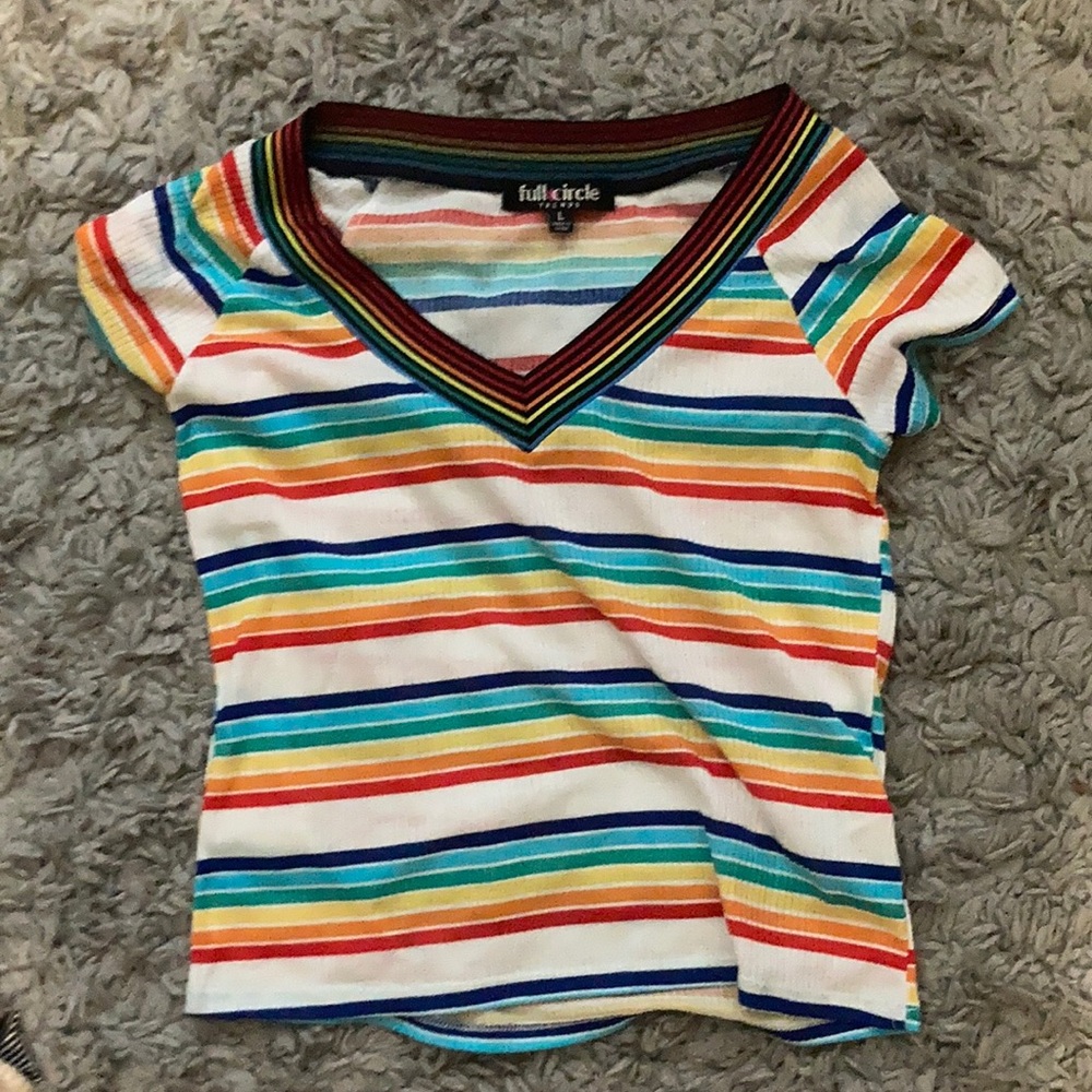Full Circle v neck top